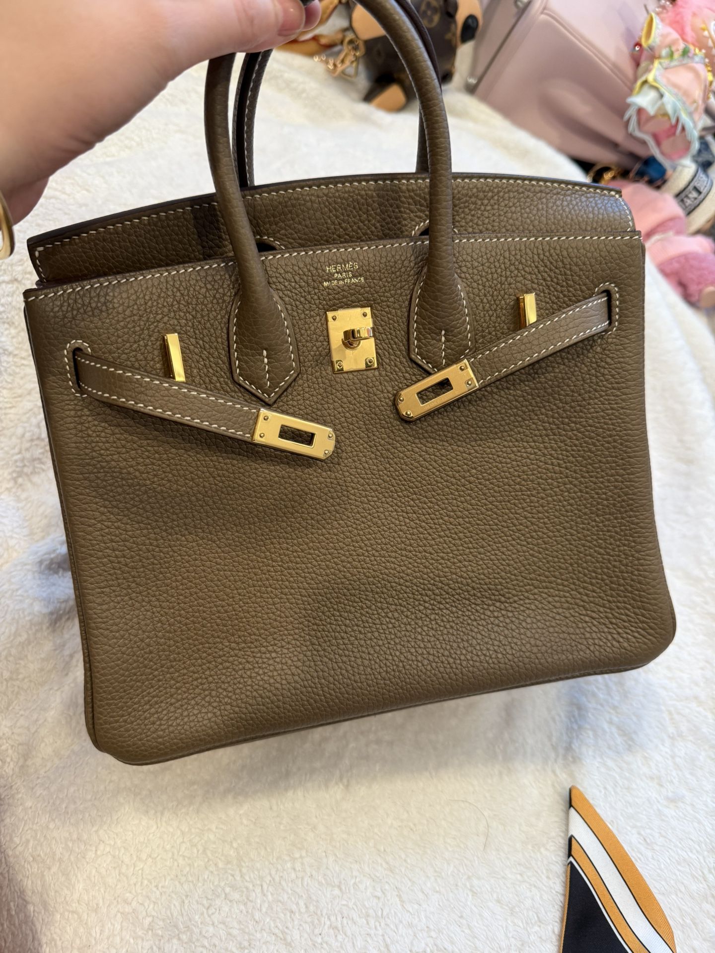 Hermes Birkin 25 (Togo Leather)