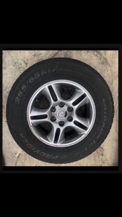1 X 265/65r17 6x5.5 6x139.7 Stock Lexus Gx470 Gx460 Rims Wheels Tacoma 4Runner Yukon Tire!!!!!!!!!!!!!