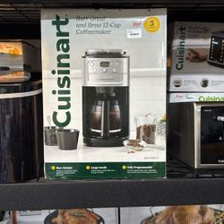 CUISINART BURR GRIND AND BREW 12-CUP COFFEE MAKER 