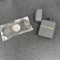 Cigar Cutter And Torch Lighter