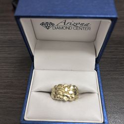 14kt Gold Nugget Ring
