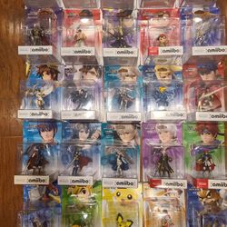 BRAND NEW NINTENDO AMIIBOS - FOR NINTENDO SWITCH, WII U, 3DS - ZELDA, FIRE EMBLEM, POKEMON, MARIO, STAR FOX, FINAL FANTASY,  KIRBY, DONKEY KONG 