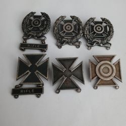 Old Sterling Silver Medals