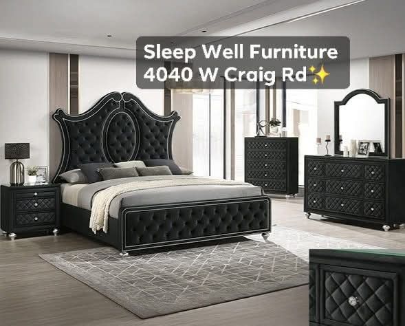 ✨️ 4pc Queen, King Bedroom ✨️ Furniture Sectionals, Dining Avail