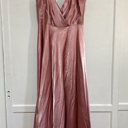 Pink Silky Dress