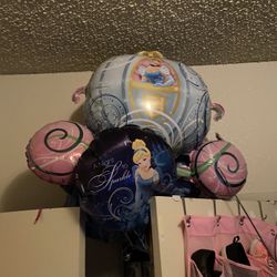 Free Cinderella balloons. Pick Up Only 