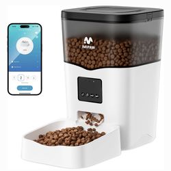 IMIPAW WiFi Automatic Cat Feeder, 3-L