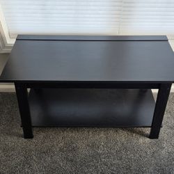 Small Black Wooden Table