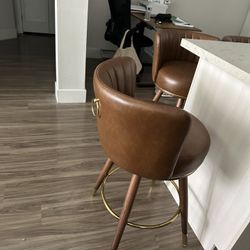 Counter Height Bar Stools Set of 4, 26 inch Swivel