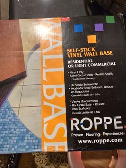 Roppe Self-Stick Vinyl Wall Base
