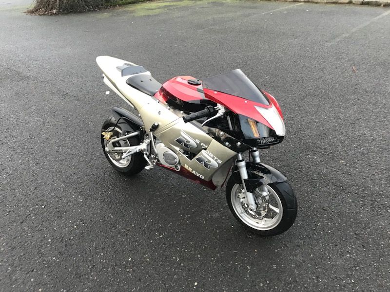Super X18 110cc 4 speed manual pocket bike
