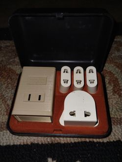 Franzus Foreign Electricity Converter Kit 1600 Watt 220V to 110V CA-1600 Vintage