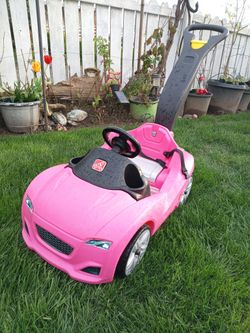 Pink Step 2 Cruiser Parent Push Car