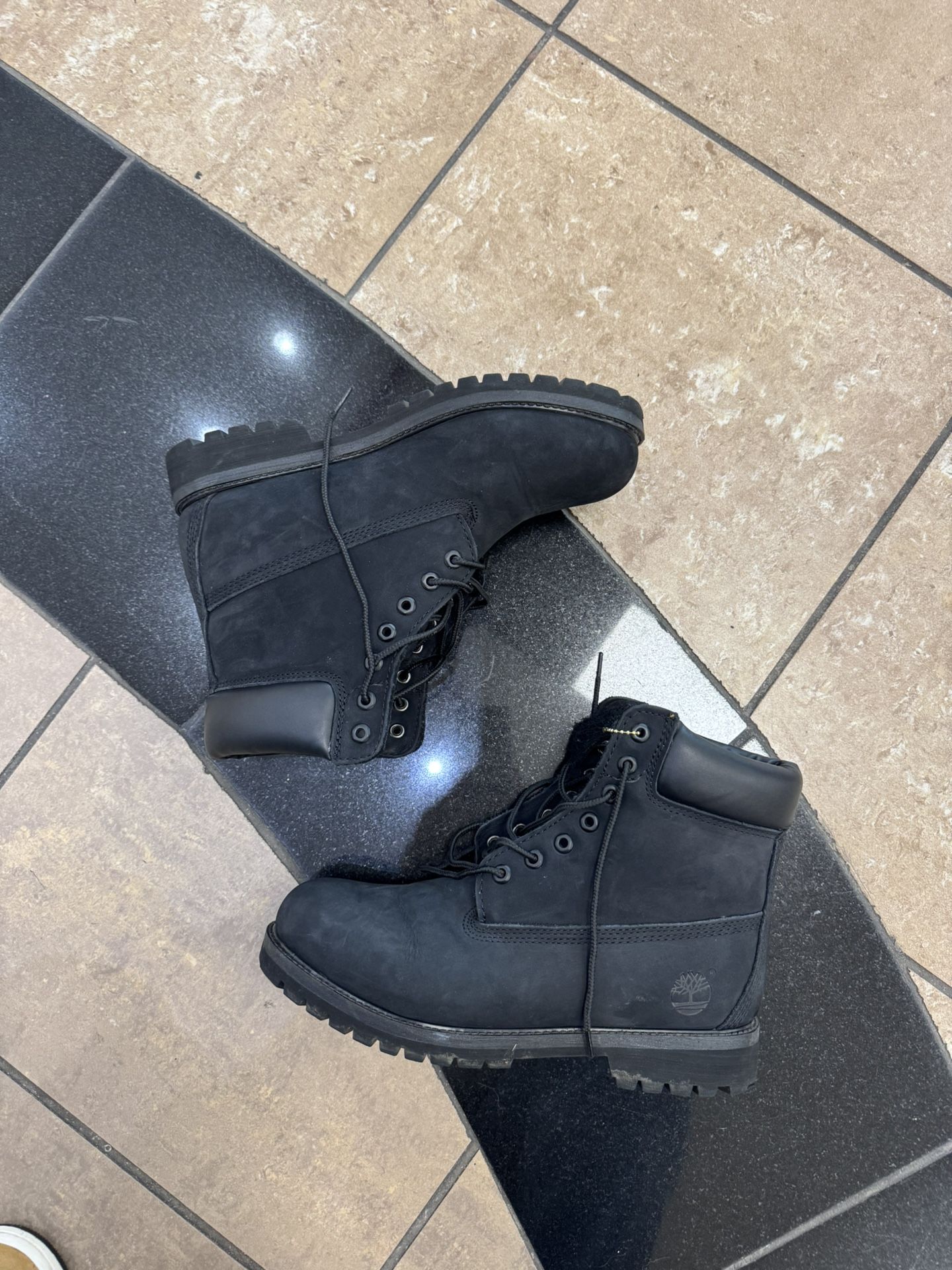 Black Timberland 6 Inch Water Proof Size 11 Men