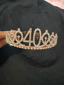 40th birthday crown