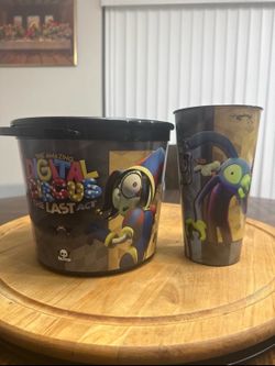 The Amazing Digital Circus “The Last Act” Bundle set Bucket and 44onz. cup