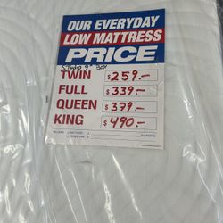 Twin Size Memory Foam Mattress In Box