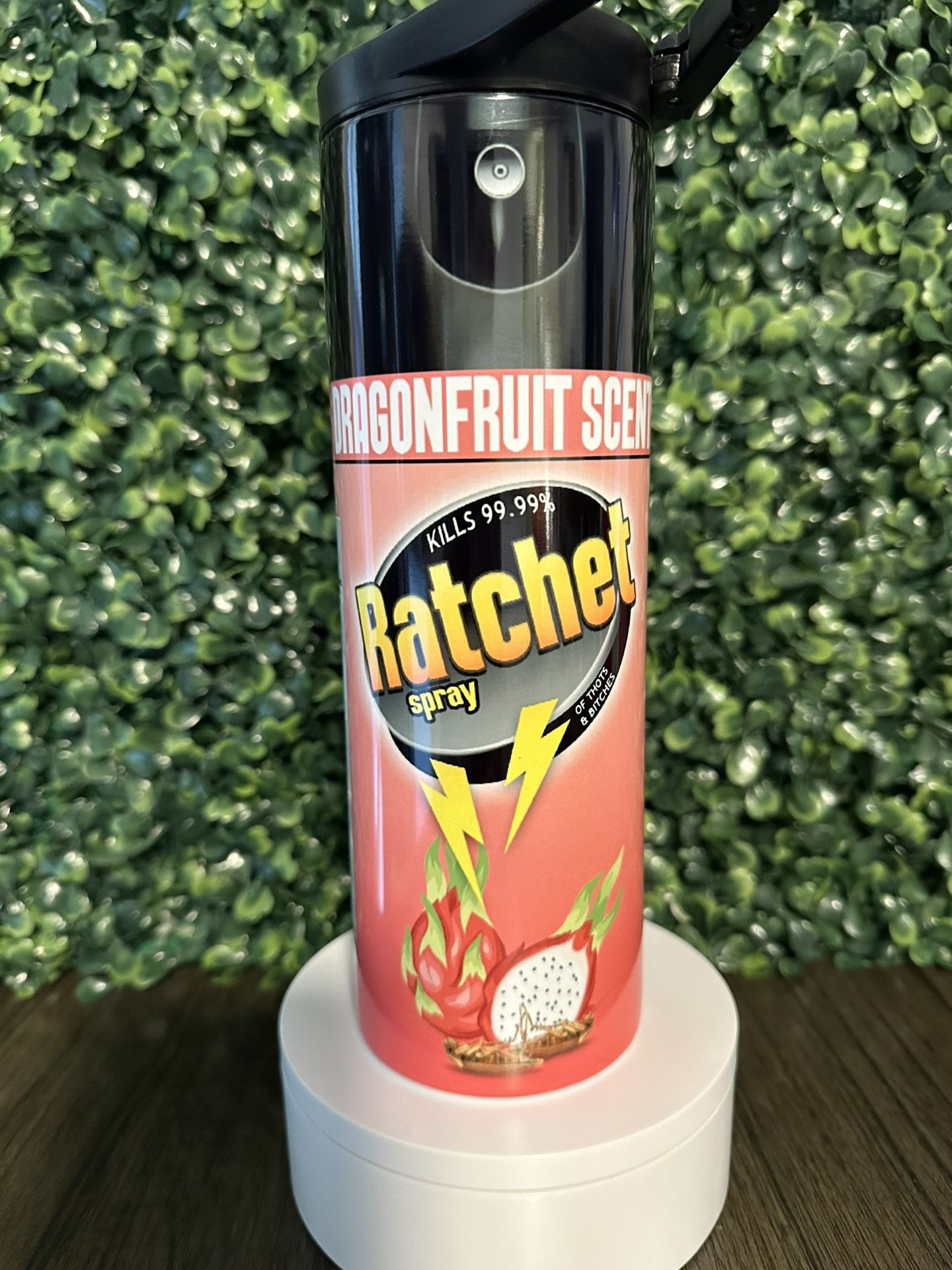 Ratchet Spray Tumbler