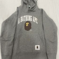 Grey Bape Hoodie 