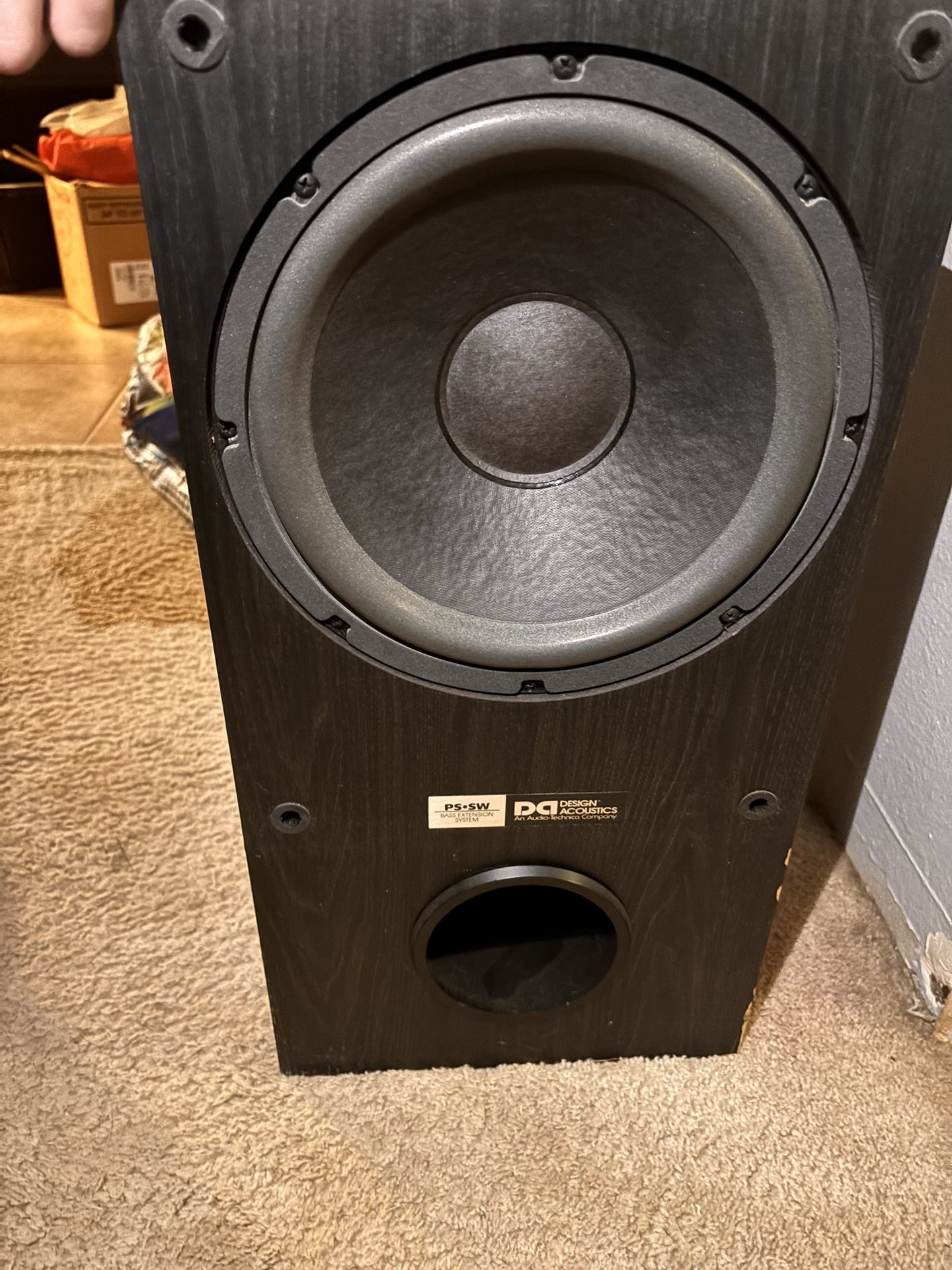 Design acoustic Subwoofer. 