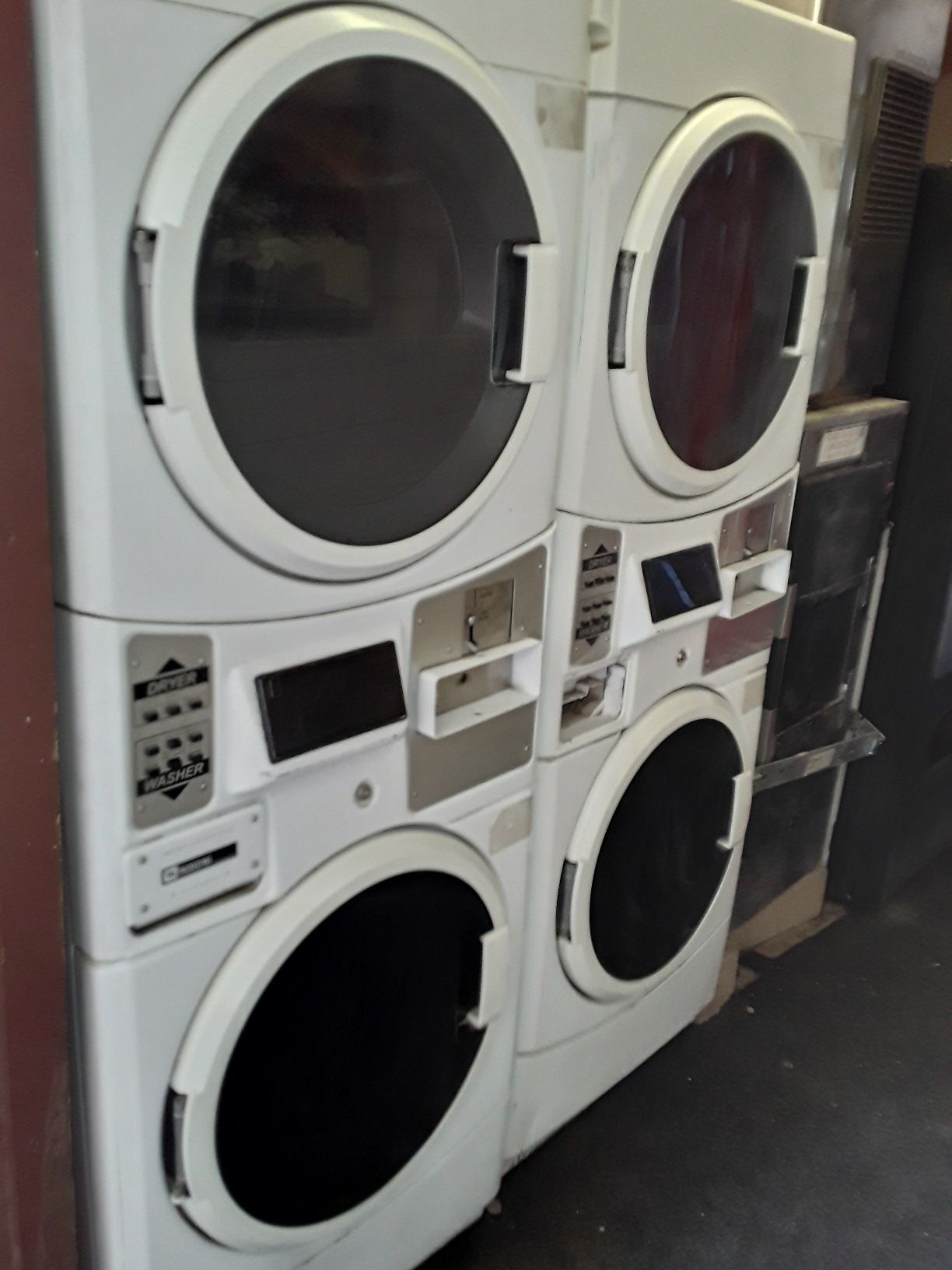 Maytag stacked washer and dryer 2 sets great for business or home separate each set is 260 or for both 475