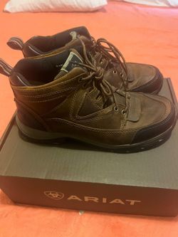 Work boots.