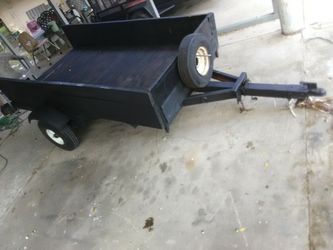 4x7 new tires and spare.new lights. Tilts for ramp