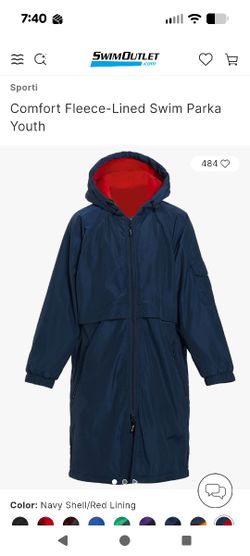 Swim Sherpa Jacket Youth Small - Like New