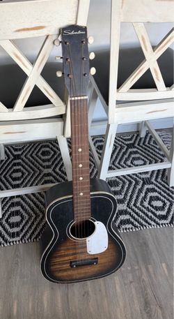 Silvertone Vintage Acoustic Guitar