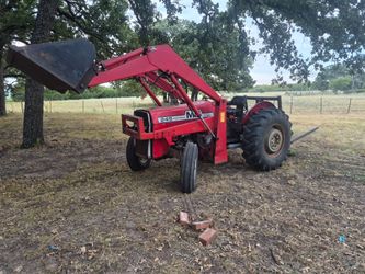 massey gerguson 45hp perkins diesel with loader & Equipment