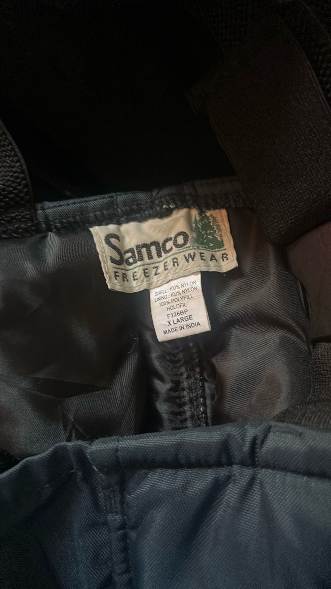 Freezer jumpsuit size extra large