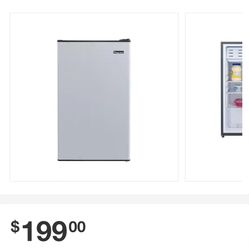 Magic Chef 3.3 cu. ft. Mini Fridge in Stainless Look