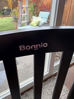 Bonnlo Espresso Freestanding 3-Panel Pet Gate –