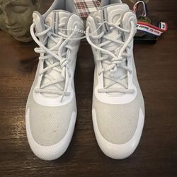 Under Armour Command MC Mid UA Lacrosse Cleats White (contact info removed)-100 Men’s Size 16