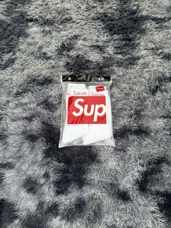 White Supreme Socks