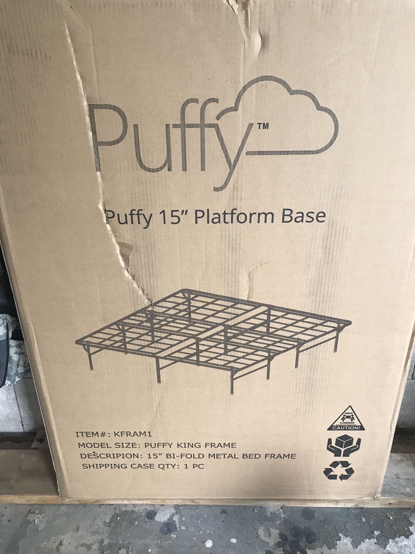 Puffy King size Bed Foundation