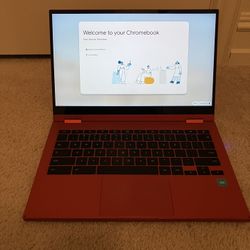 Samsung Red Chromebook Laptop