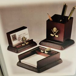 set of 2 3 pc desk sets brand new with box