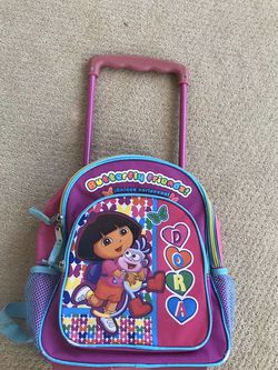 Dora Butterfly Friends Rolling Backpack
