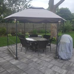 Outdoor Peter Andrew's Dining Set & Gazebo