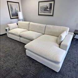 Feather Filled Cloud Sectional Couch W Chaise Home Improvement, Home Decor, Home Garden