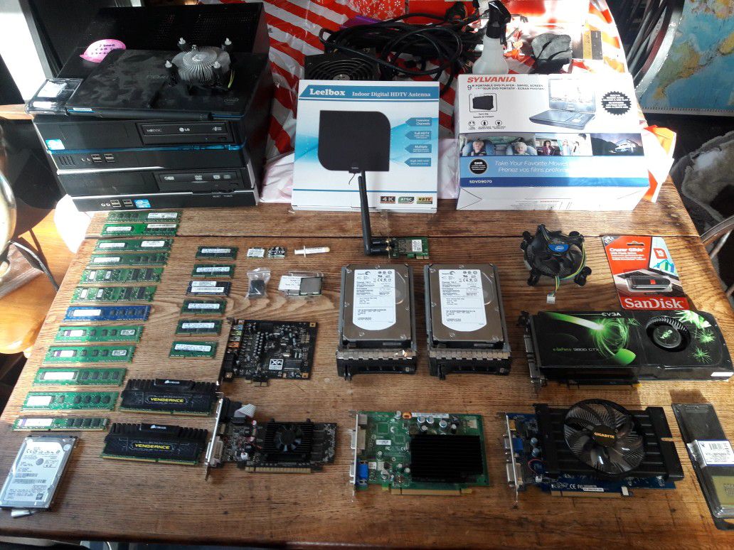 Computer parts, systems, i3, i5, ddr3, video cards