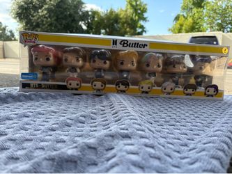 Exclusive BTS Funko Pop! Rocks  “Butter” Full Set SEEMS NEW