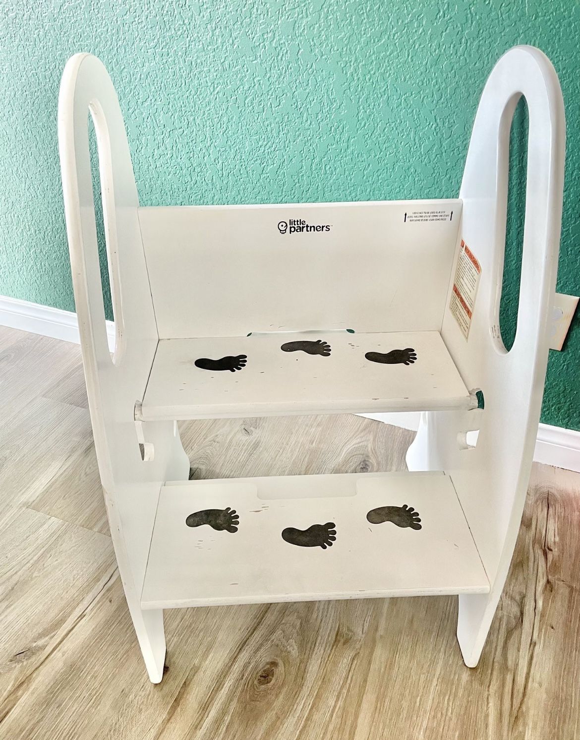 Little Partners 3 in 1 Growing Step Stool Soft White