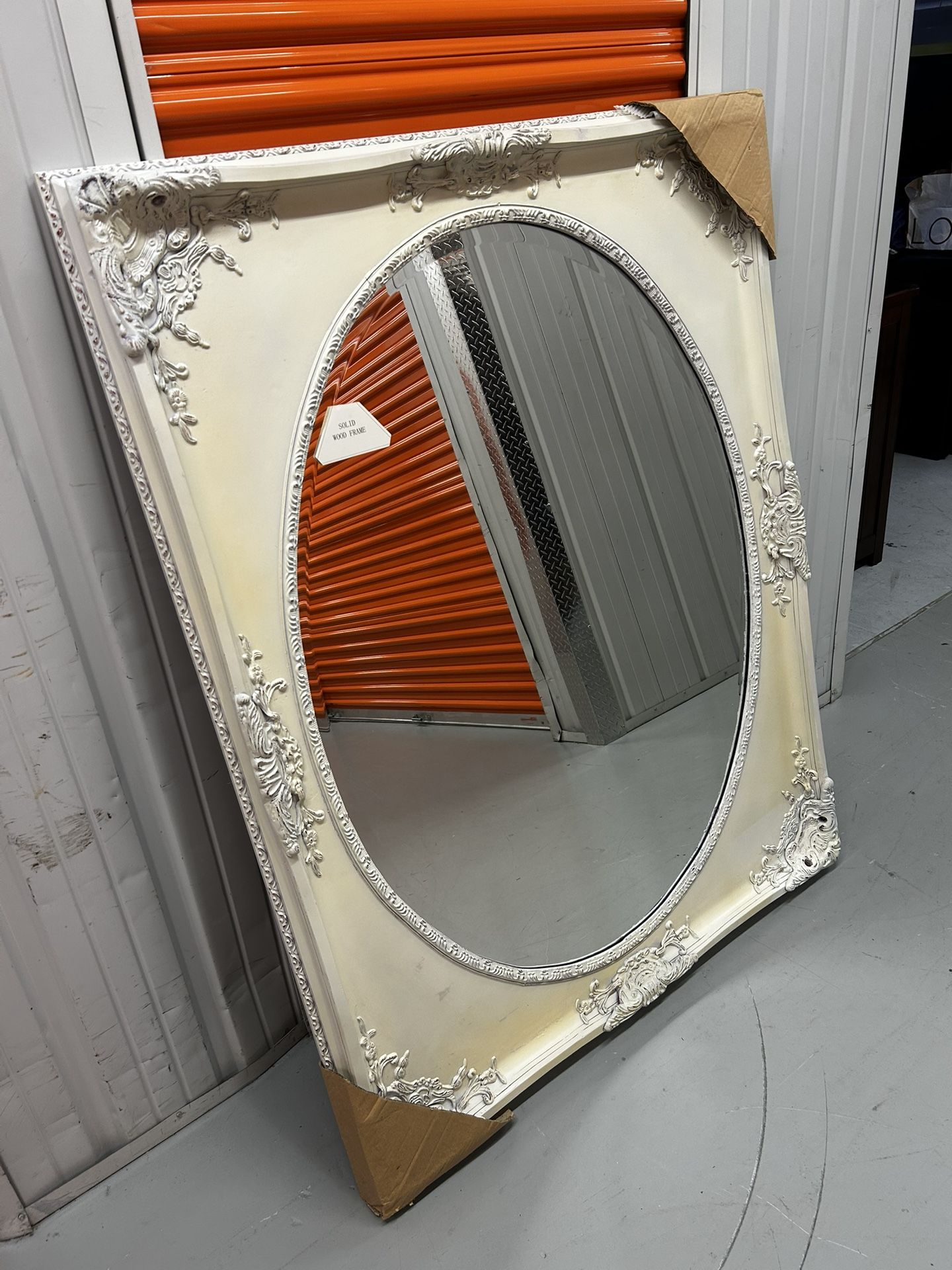 Large distressed, vintage style mirror,All Products : American Fashion Style Bags On Sale