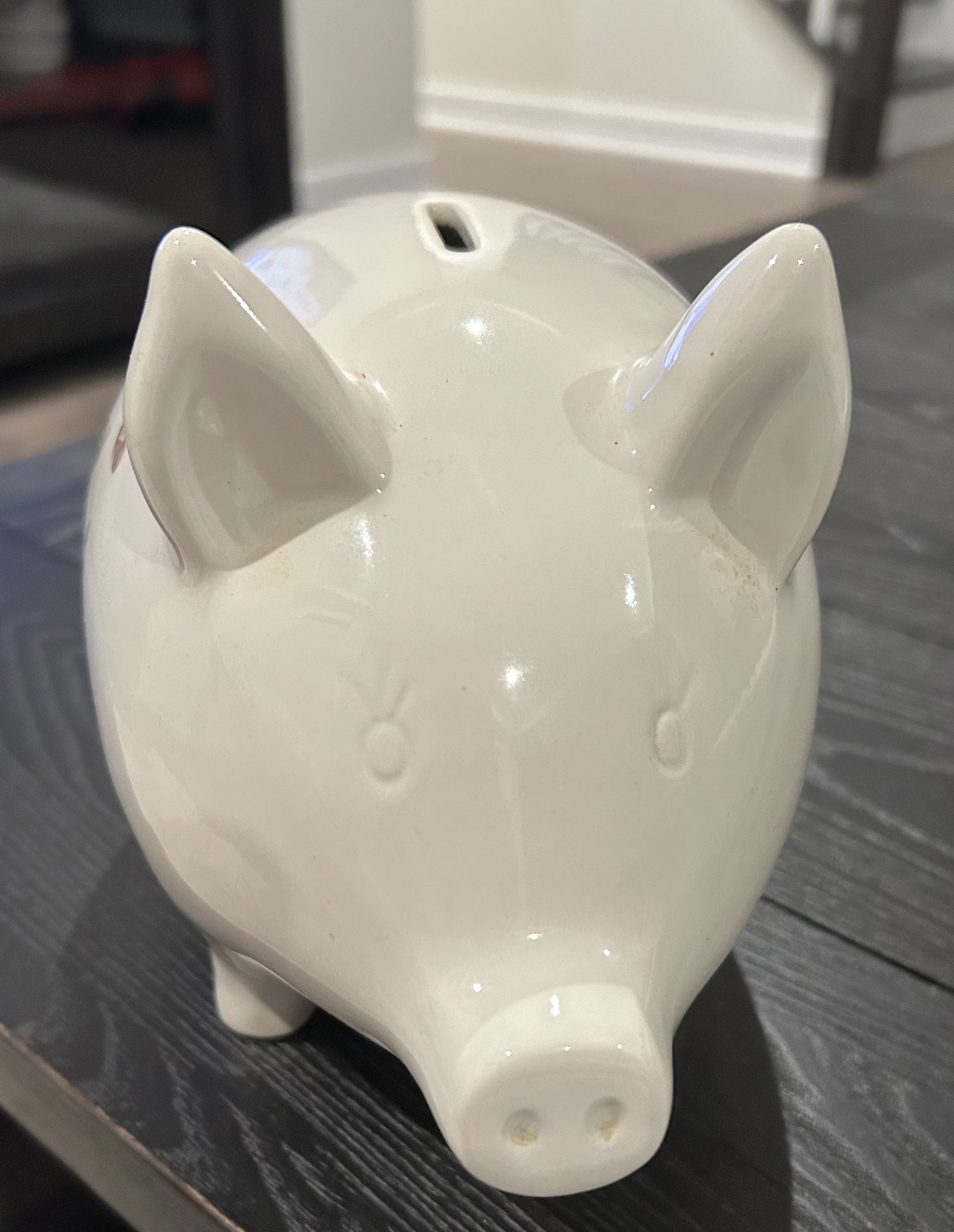 Pfaltzgraff Piggy Bank - Delicious Pattern