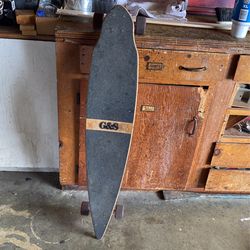 G&S Long Board Skateboard Black Tip