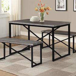 3 PCS Nayarit Collection Metal dining table set-available in 2 colors . Hotbuy! Now 249.00 Free Delivery 🚚
