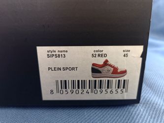 Red & White Plein Sport Sneakers (Size EU 45 / US 11)