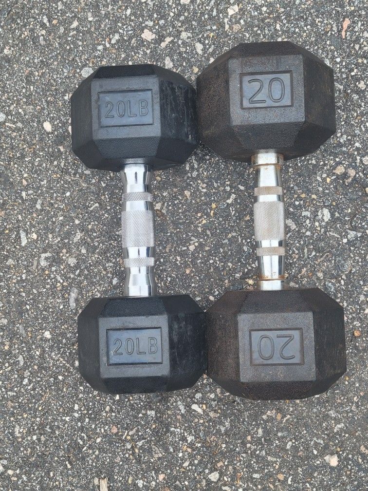Hexagon Urethane Dumbbells-20lbs 
Cash Only 